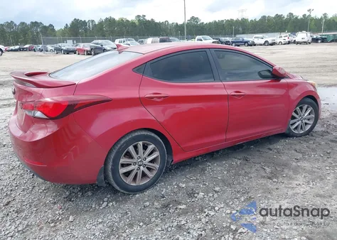2015 Hyundai Elantra Se z USA, uszkodzony, nr VIN KMHDH4AE2FU377597